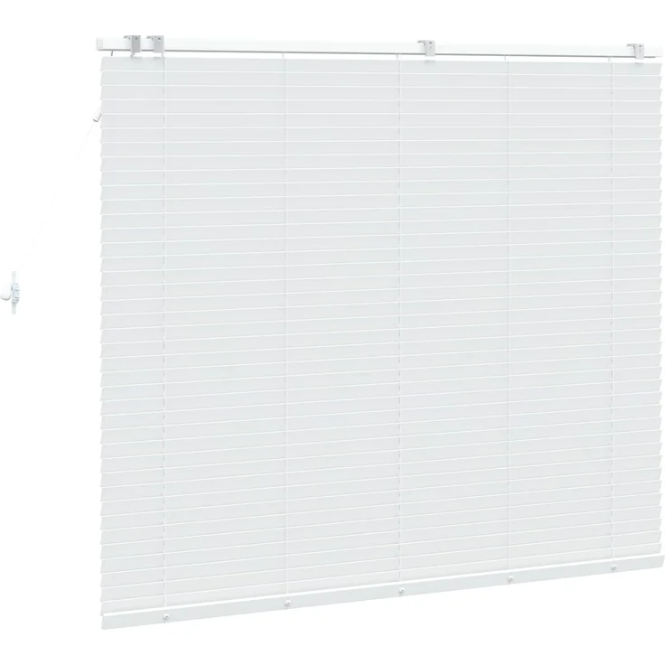 vidaXL Venezianische Jalousie Weiß 155 x 130 cm 35 mm 42015402 – Bild 4