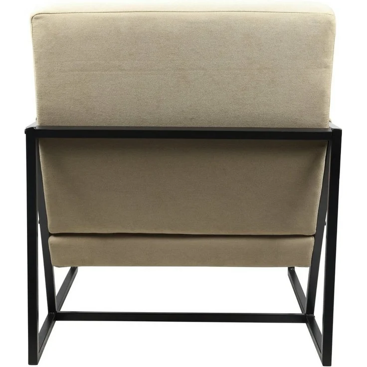 SVITA Cocktailsessel CHRIS, Loungesessel mit Armlehnen, Stoffbezug, Beige – Bild 3