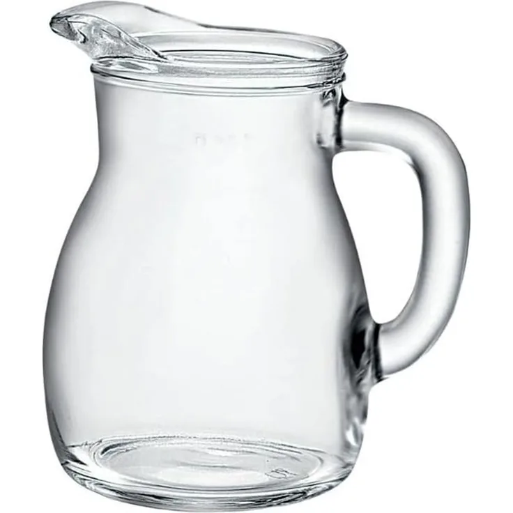 Bormioli Rocco 146140 Bistrot Krug, mit Füllstrich Bei 0,25L, Glas, Transparent, 1 Stück