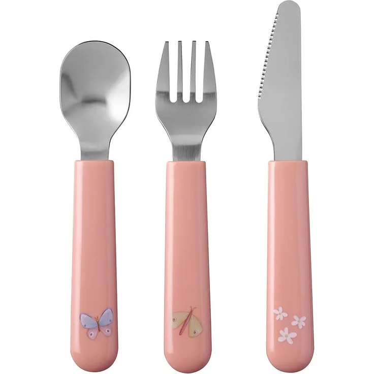Mepal MIO Kinderbesteck Set Flowers & Butterflies 3-teilig