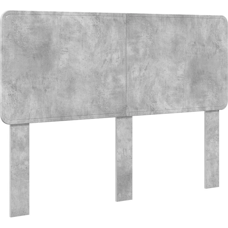 vidaXL Bettrahmen Beton Grau 150 x 200 cm Massives Kiefernholz 3412473 – Bild 5