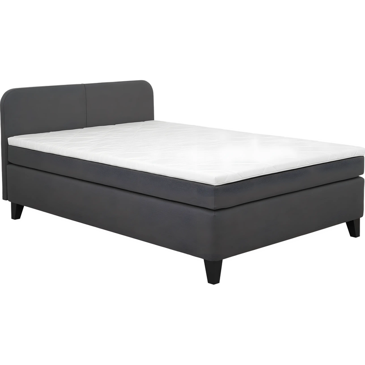 JOILET Boxspringbett H2 50512-700 anthrazit, Bonellfeder- kernmatratze, Komfortschaumtopper