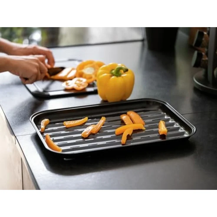 Grillschale Mod. Luca, aus rostfreiem Edelstahl, 1x Grillschale – Bild 5