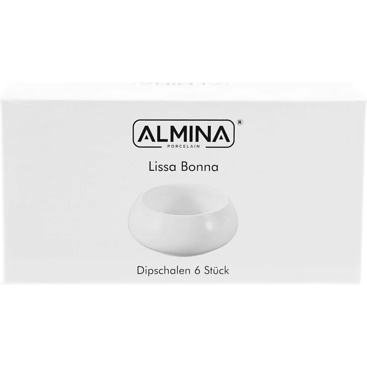 Lissa Bonna 6er-Set Dipschalen aus hochwertigem Porzellan - 8,5 x 4 cm – Bild 5