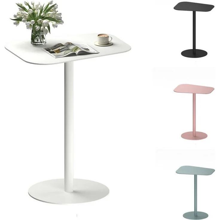 FLEXISPOT Ablagetisch Beistelltisch aus Stahl – Stabil & Farbvielfalt, Gartentisch (für Wohnzimmer, Bett, Balkon oder Garten, – Als Sofatisch, Nachttisch oder Outdoor-Tisch), für drinnen & draußen, einfache Montage, Tragkraft 20 kg – Bild 5