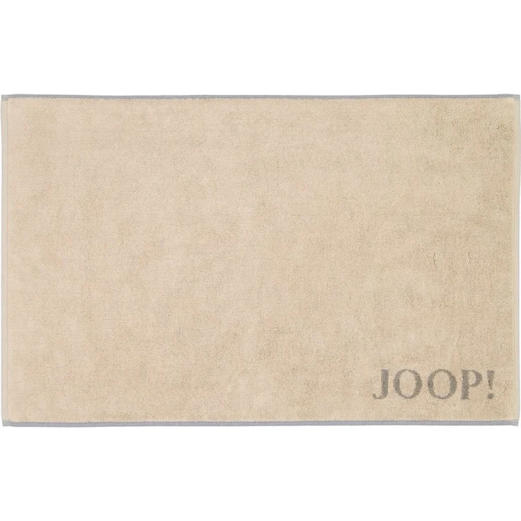 JOOP! Badematte - Badvorleger, Wendeoptik, Baumwolle Beige 50x80cm – Bild 2