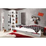 Wimex Jugendzimmer-Set Joker Kleiderschrank mit Garderobe, Bett und Stauraumschubladen, (Set, 4-tlg)