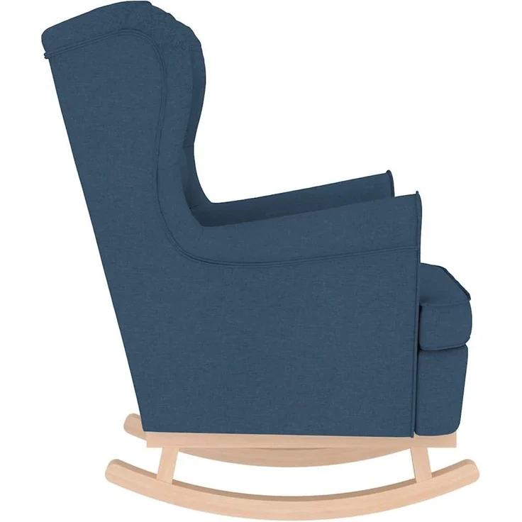 vidaXL Schaukelsessel Blau 74x90x102 cm Stoff 4016927 – Bild 4