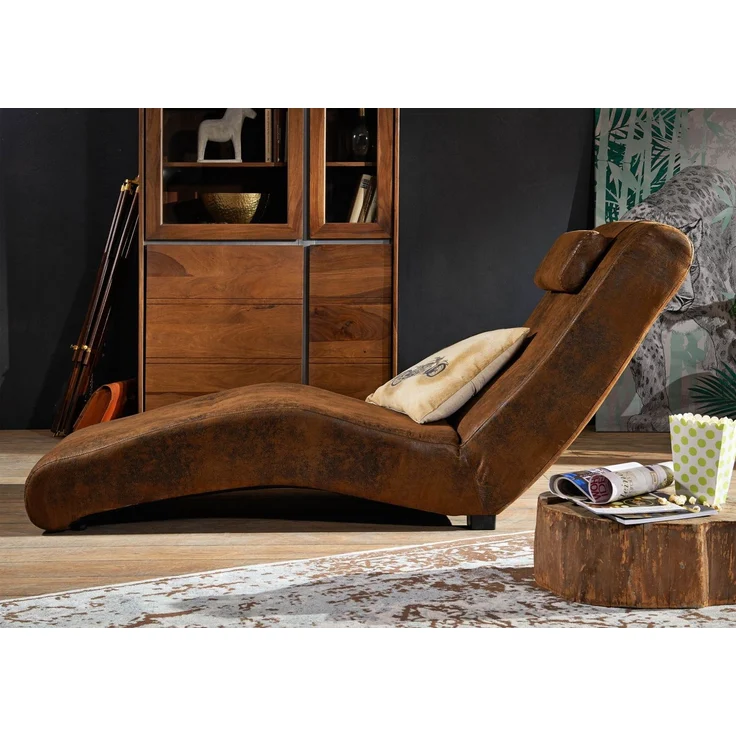 Relaxliege 180x62x87 braun SPLEEN – Bild 3