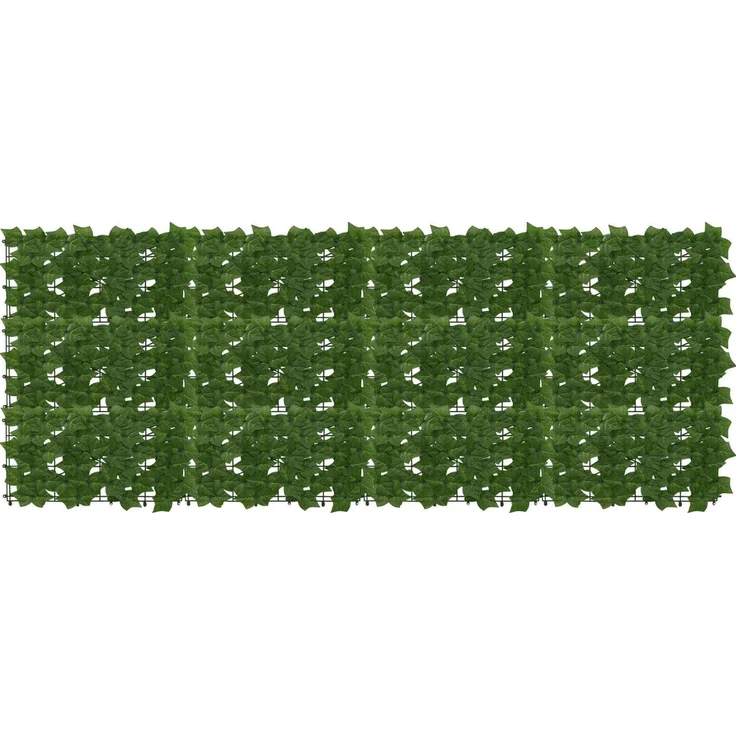 vidaXL Balkonsichtschutz mit Blättern Grün 200 x 75 cm 42040652 – Bild 1