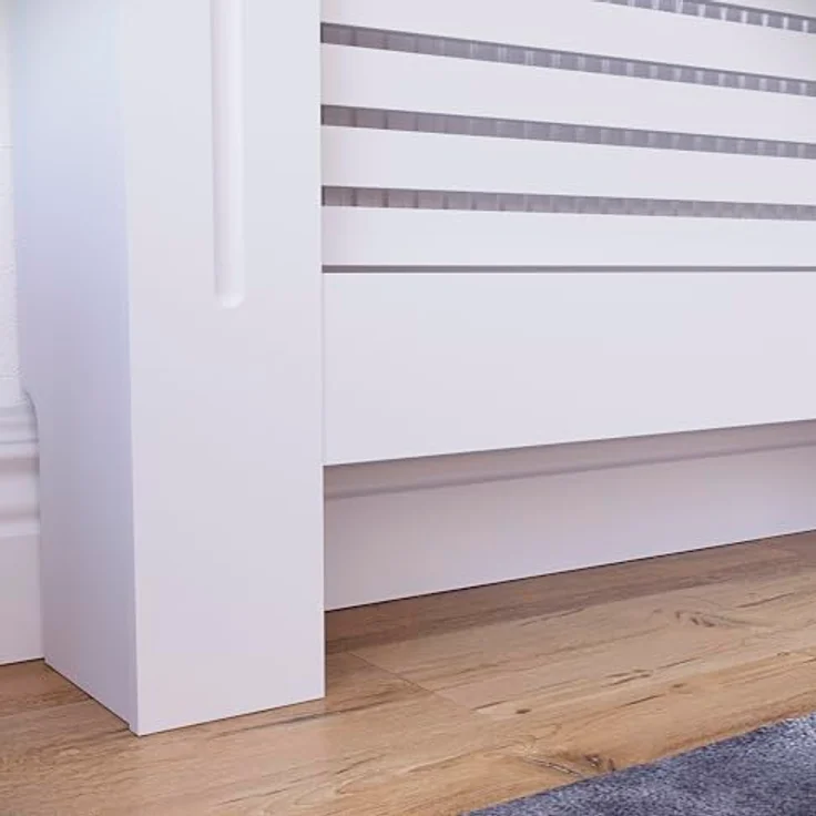 Vida Designs Milton Heizkörper, weiß Moderner MDF lackiert, Schrank, extra groß – Bild 6