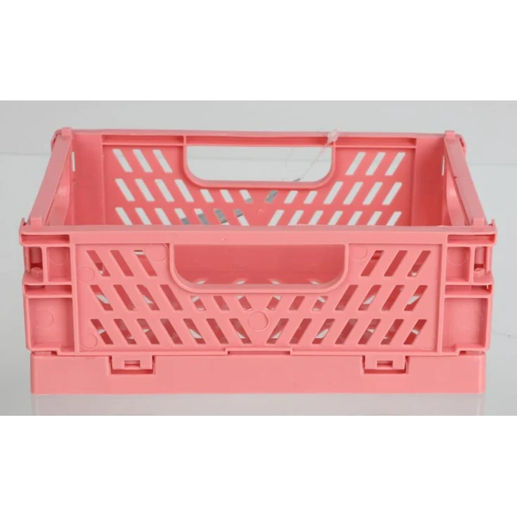24x Mini Deko Klappbox 15×10×5,7 cm 24er Set – faltbare Aufbewahrungsbox kleine Organizer Box stabile Kunststoff Klappkiste verschiedene Farben zufällige Farbauswahl – Bild 14