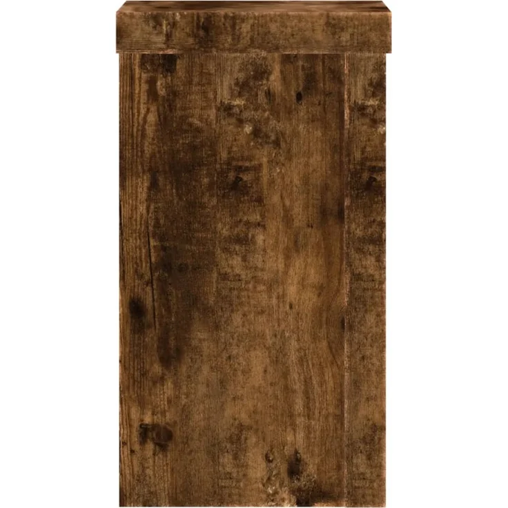 vidaXL Pflanzenständer 2 Stk. Räuchereiche 10x10x18 cm Holzwerkstoff 852883 – Bild 4