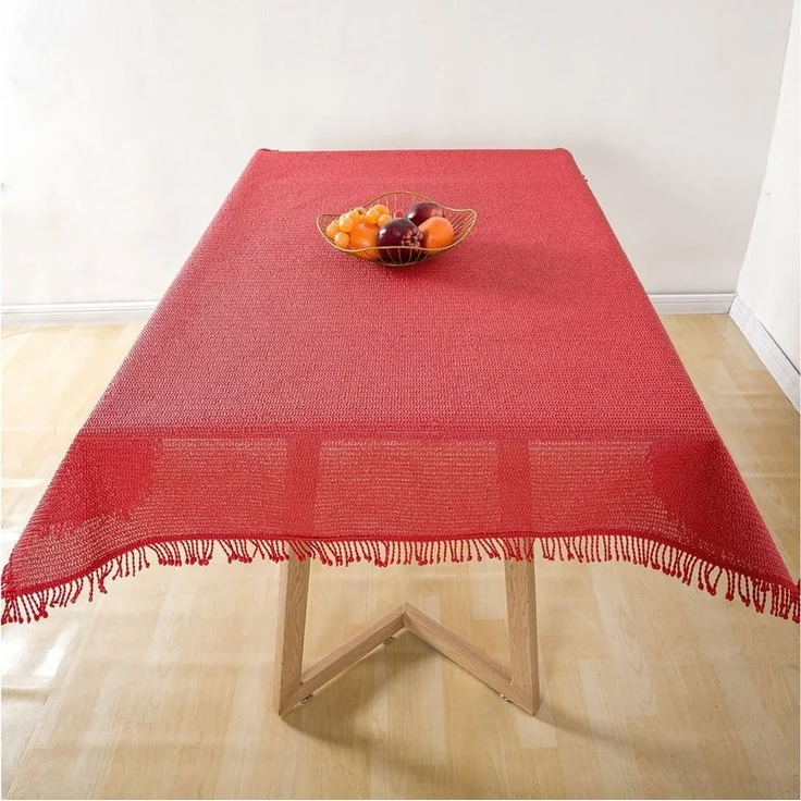 Haus und Deko Tischdecke Tischdecke Gartentischdecke Weichschaum Outdoor PVC rechteckig Terrass (1-tlg) – Bild 2