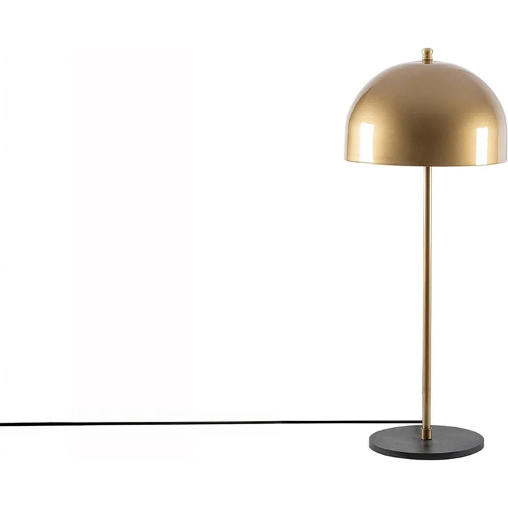KAWOLA Tischlampe VELARA 2-flammig Metall gold schwarz 58 x 24 x 24 cm – Bild 3
