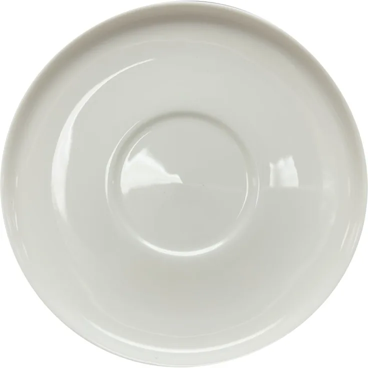 Zurbrüggen Untertasse 'VOLA', Porzellan weiß, Durchmesser 15 cm, backofengeeignet