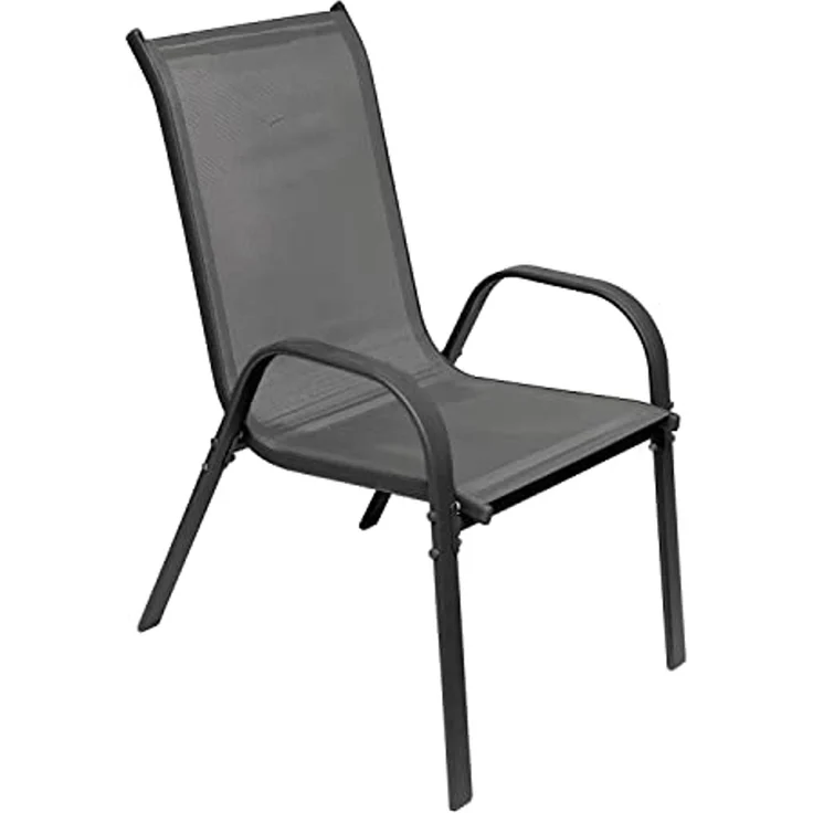Gartengarnitur Sitzgarnitur 5-teilig L125xB70cm Non-Wood Anthrazit – Bild 4