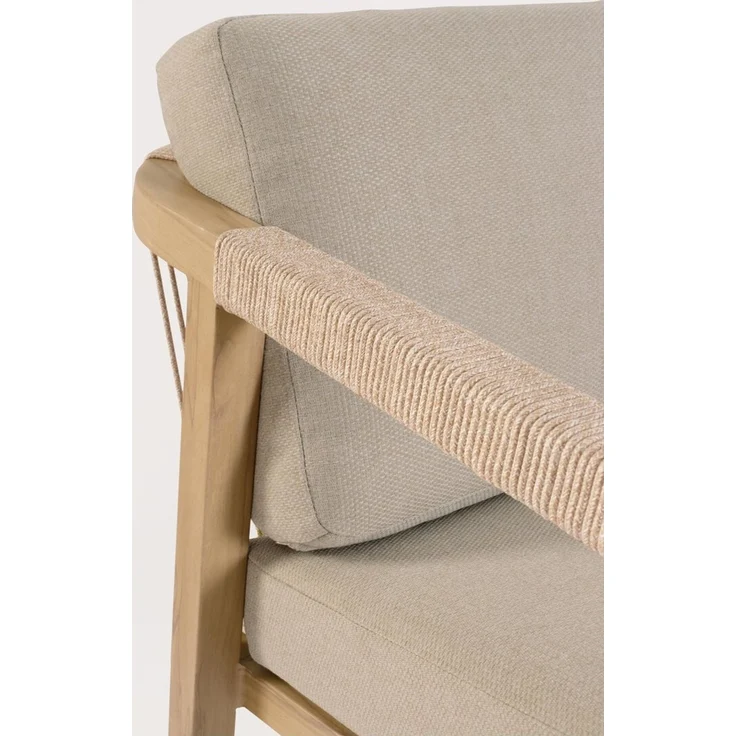 4er Garten-Set Aremilak - Aluminium Desert Sand, Olefin Taupe, Big – Bild 8