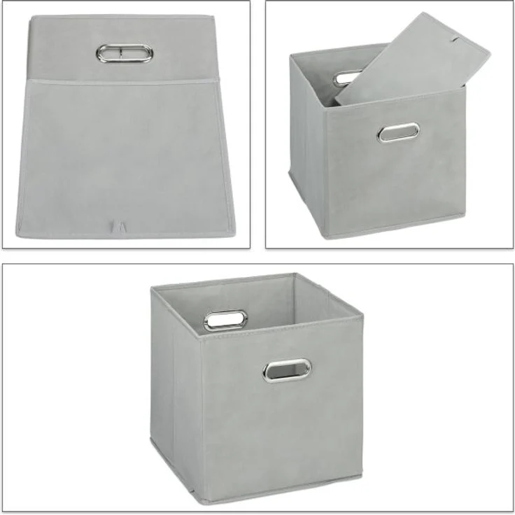 Aufbewahrungsbox Stoff 2er Set – Bild 6