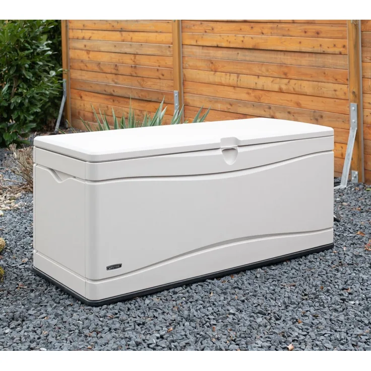 Lifetime Kunststoff Kissen Aufbewahrungsbox 495 Liter | Lichtgrau | 61 x 152,5 x 67 cm