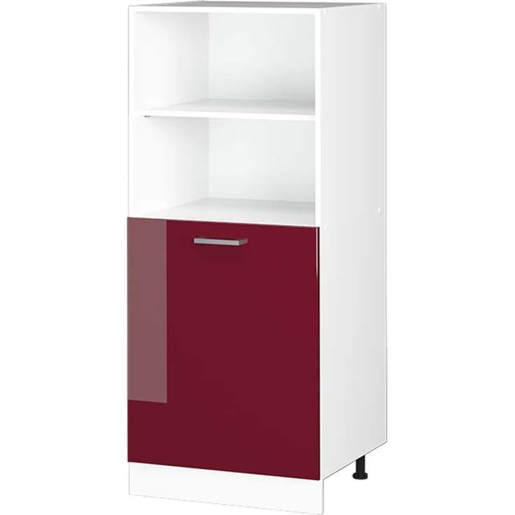 Küchenfront R-Line Rot Hochglanz 59.6 x 71.3 cm Möbelfront für den Backofenumbauschrank (halb) Vicco – Bild 5