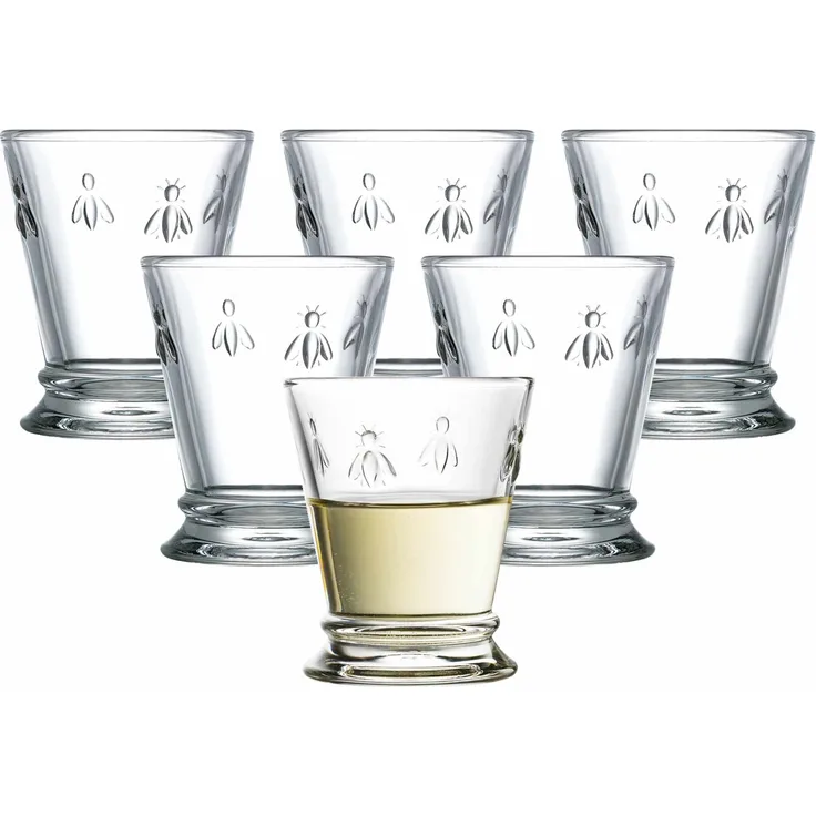 La Rochère Biene Abeille Wasserglas 260 ml 6er Set