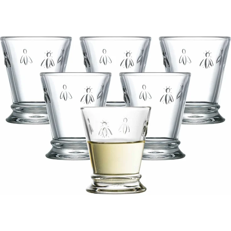 La Rochère Biene Abeille Wasserglas 260 ml 6er Set – Bild 1
