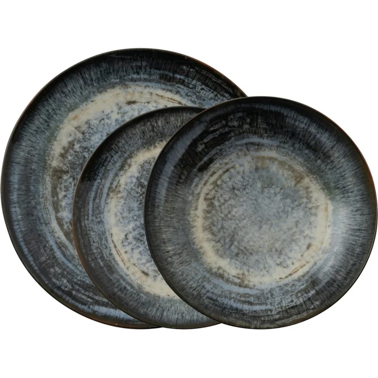 Rosenthal Geschirr-Set Arthur Krupp Stoneware Galaxy Neptune Dinnerset 12tlg, Steinzeug – Bild 4