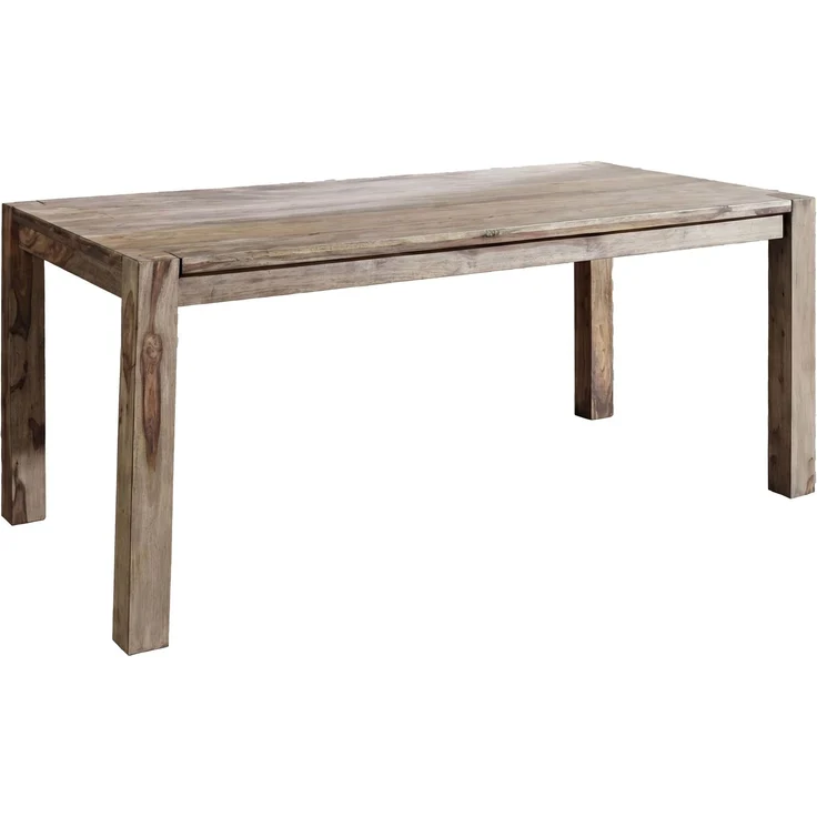 Esstisch Sheesham 120 x 90 x 76 grau geölt NATURE GREY #502 – Bild 1