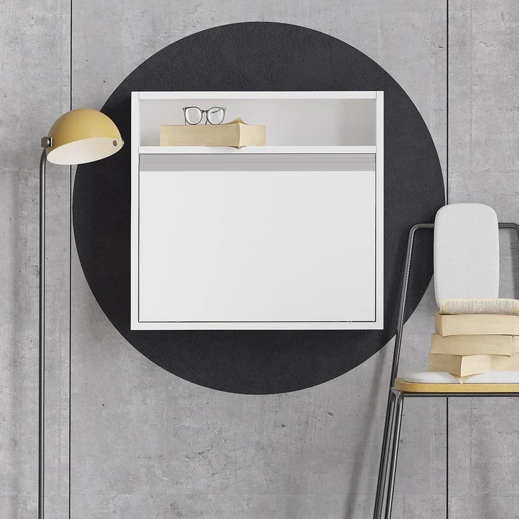 Skye Decor 'Optimum - White' Schreibtisch, Weiß, 64 x 60 x 20 cm – Bild 3