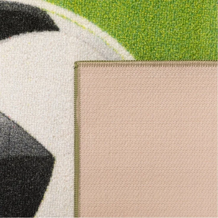 Carpettex Kinderteppich Fußballstadion, Rechteckig, Höhe: 7 mm, Kinderteppich Fußballstadion Teppich Kinderzimmer Rutschfest Waschbar – Bild 2