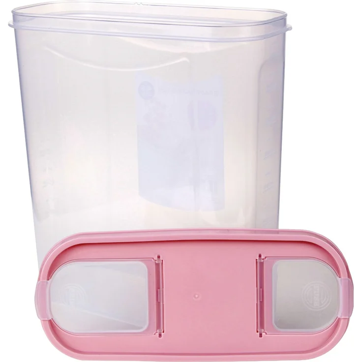 Vorratsdosen mit Deckel 4,5 Liter ( 4er Pack / Altrose ), Luftdicht Schüttdose BPA frei, Vorratsbehälter Set - Frischhaltedosen Klappdeckel – Bild 8