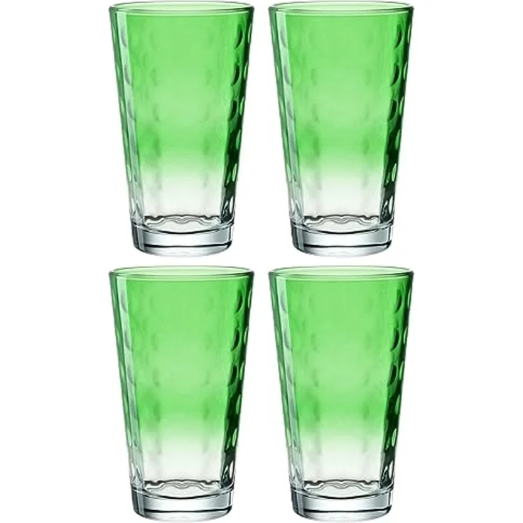 LEONARDO Gläser-Set OPTIC, 4-tlg, Glas, 540 ml, 4-teilig – Bild 1
