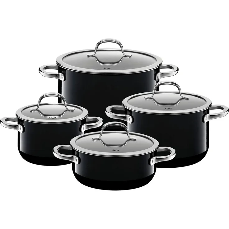 Silit Passion Black Topfset Induktion 4-teilig