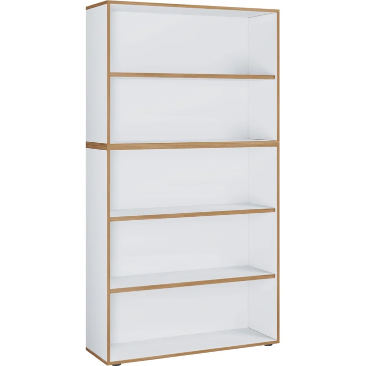 VCM Büroregal & Bücherregal Salia 920797 Weiß B. 100 x H. 183 x T. 33 cm – Bild 2