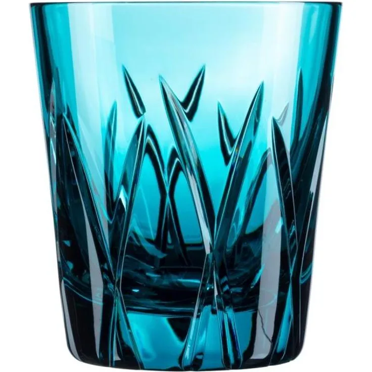 Becher Kristall London azur (9,5 cm)
