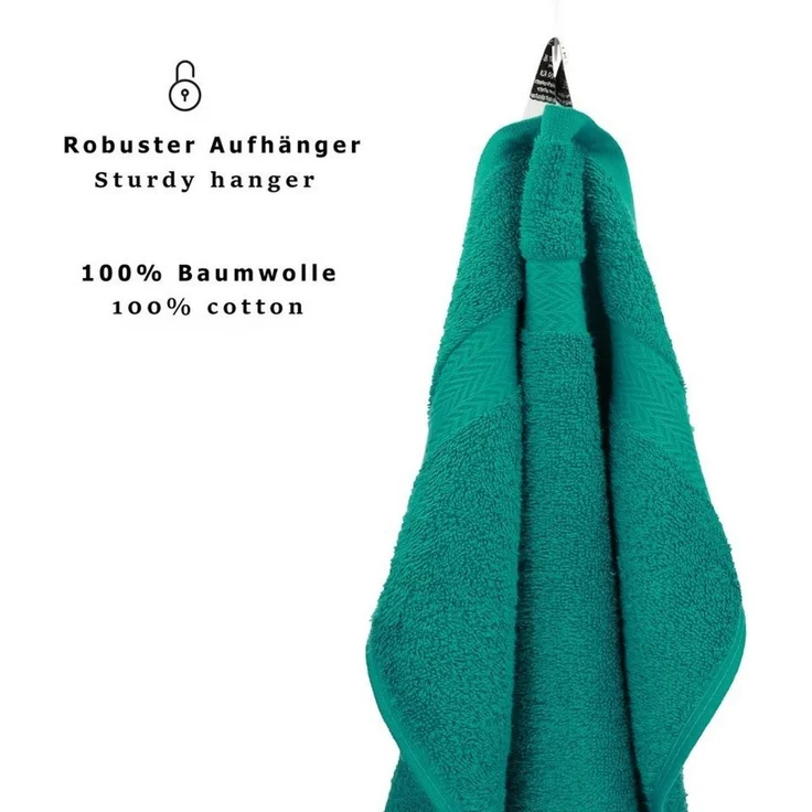Betz Handtücher PREMIUM Handtuch-Set mit 10 Teilen, 100% Baumwolle (10-St), 4 Handtücher 50x100 cm, 2 Duschtücher 70x140 cm, 2 Gästetücher 30x50 – Bild 4