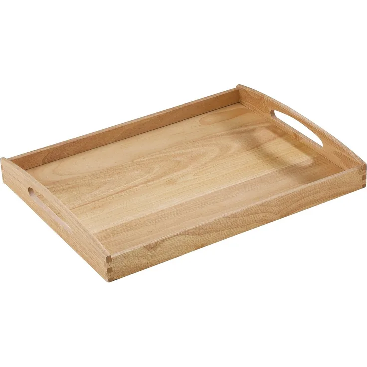 Tablett eckig, hell 53 x 41 x 7 cm