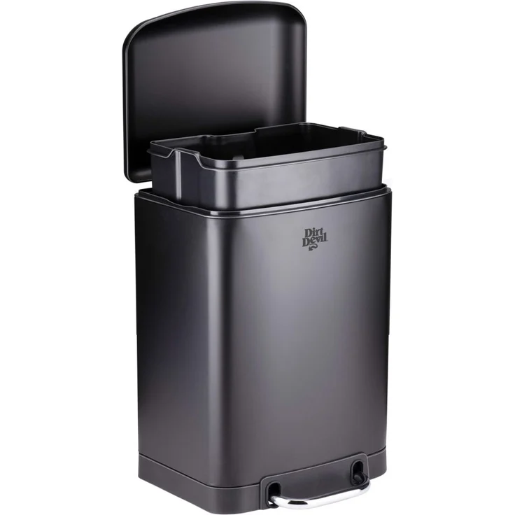 Dirt Devil 6 Liter Treteimer Edelstahl soft close – Bild 2