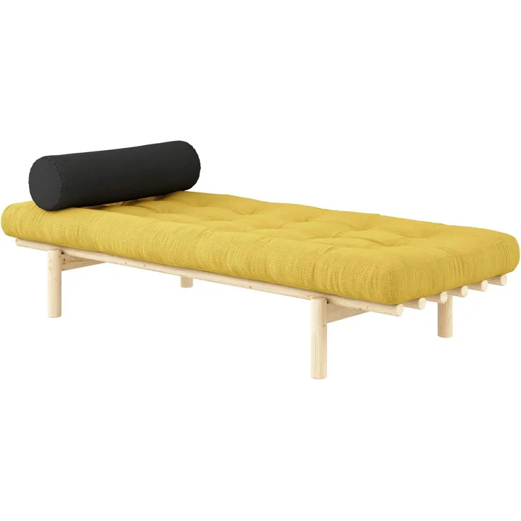 Sofa NEXT DAYBED Liege Tagesbett Kiefer natur mit Cord-Polster, Karup