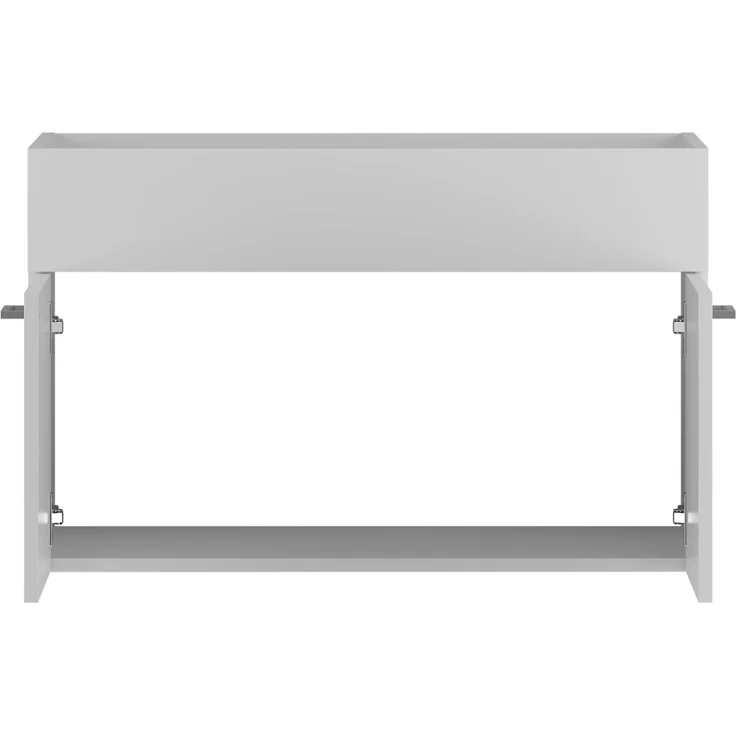 Badplaats Waschbeckenunterschrank Colorado 80 x 46 cm Weiß Matt - Hängender Badezimmerschrank mit 2 Schubladen – Bild 5