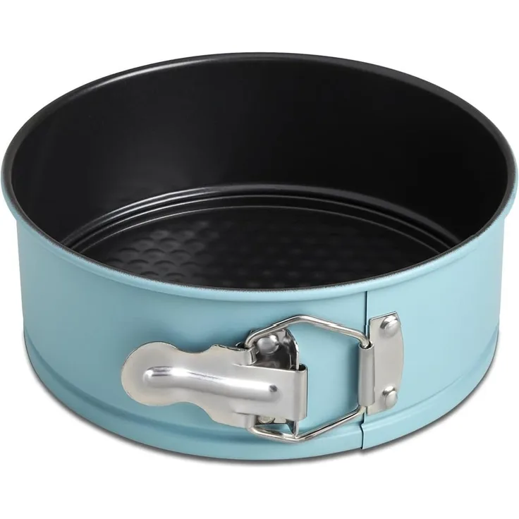 wenco premium Mini-Springform, Rund, Ø 18 cm, Antihaftbeschichtet, Kohlenstoffstahl, Mintgrün (Version 2022)