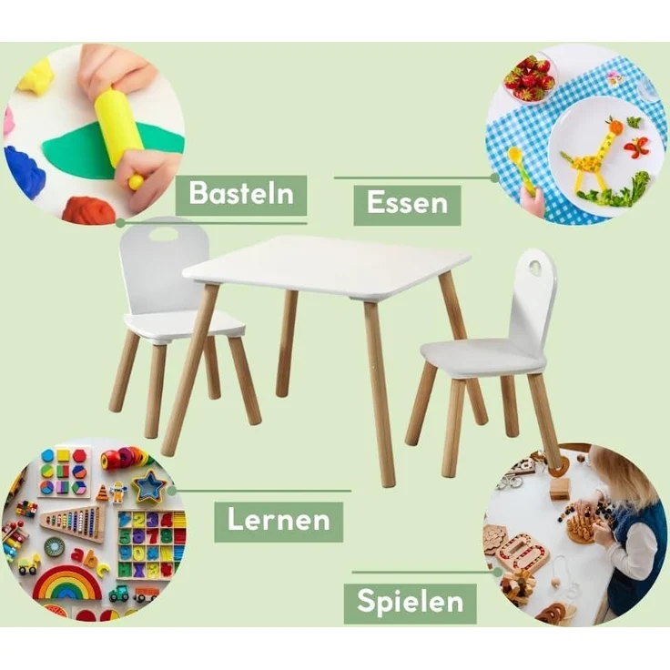 Kesper Kindersitzgruppe weiß – Bild 6