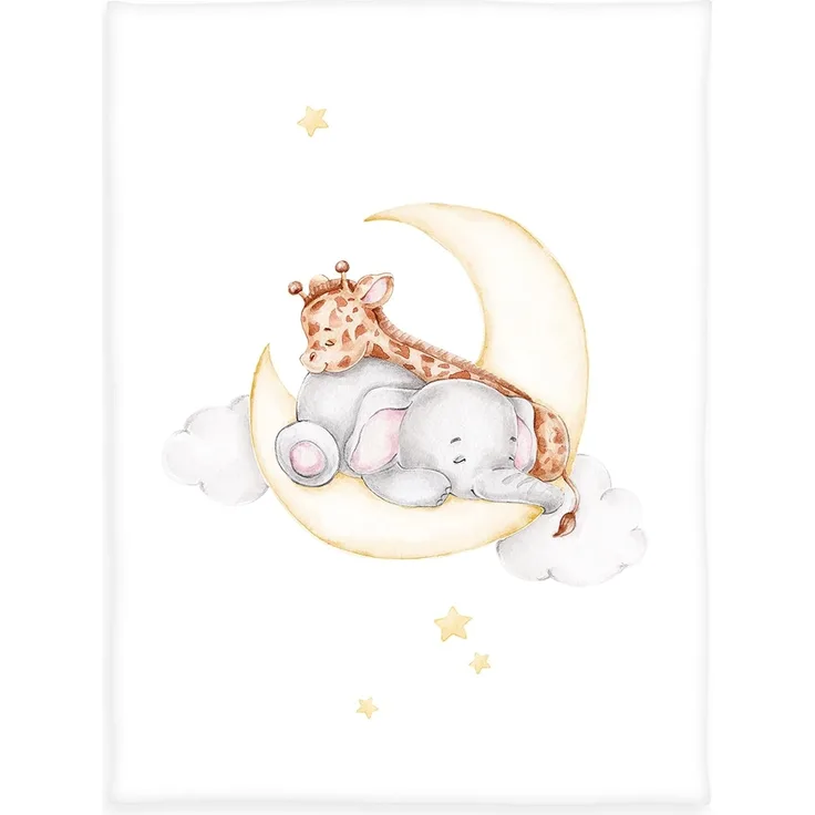 Herding Sleeping on the moon Microfaser Flauschdecke Kinderdecke 75x100 cm