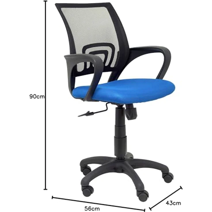 Piqueras y Crespo Vianos Bürostuhl, Akazienholz, Blau, Einheitsgröße – Bild 3
