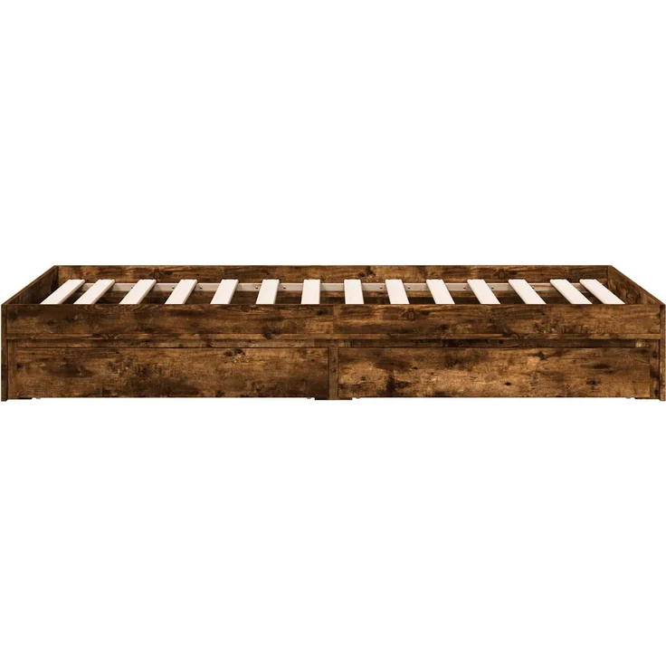 vidaXL Bettgestell mit Stauraum Geräucherte Eiche 80 x 200 cm 3429591 – Bild 5
