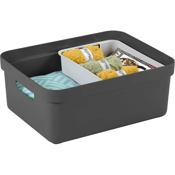 Sunware Aufbewahrungsbox Sigma Home 24 L anthrazit – Bild 2