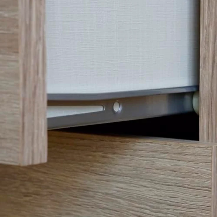 Muebles Pitarch | Kommode 4 Schubladen mit Metallführungen, Schlafzimmerkommode, Cambrian Eiche, 78 x 74 x 40 cm (Höhe x Breite x Tiefe), Kollektion Tibet – Bild 7