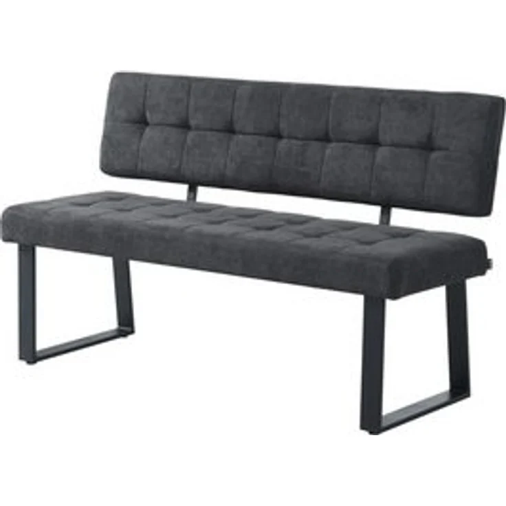 B&D home Essbank SIGFRID (1-St), gepolstert, Metallgestell, mit/ohne Rückenlehne, in 100/120/140/160cm – Bild 6