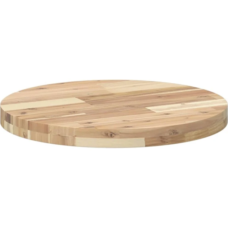 vidaXL Tischplatte Rund Ø50x4 cm Massivholz Akazie 4008689 – Bild 7